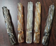 5 Pack-Double wall twisted - Chillums- One Hitter pipes.