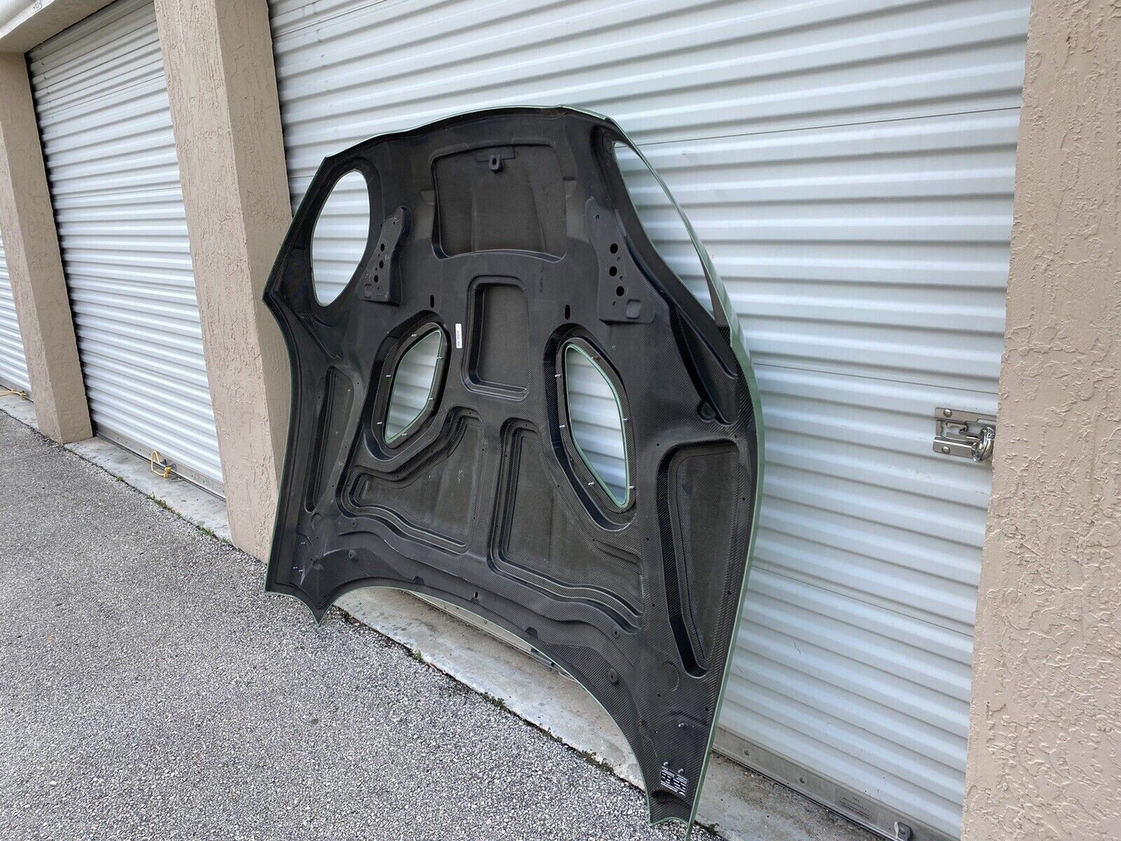 2018 2019 2020 2021 ASTON MARTIN DBS CARBON FIBER HOOD BONNET OEM USED