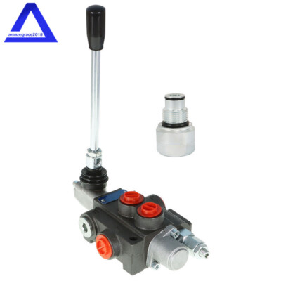 13 GPM 1 Spool Hydraulic Directional Control Valve 3600 PSI BSPP+Conversion Plug