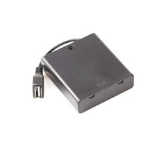 Battery Holder Black USB Female Socket 1.5V Slots 2/3/4/6/8 AA 1PCS with Cover