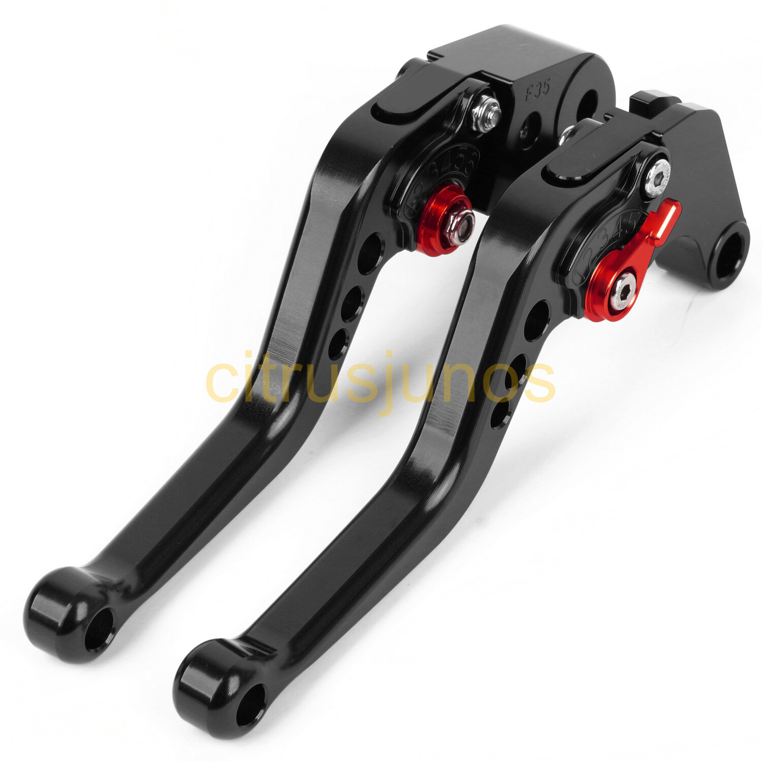 Adjustable Short Levers Suzuki Short CNC Clutch & Brake Levers For - Foto 2