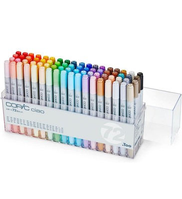 Too Copic Ciao Start 72 Colors Anime Comic Manga Pen Set