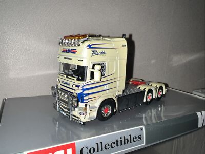 WSI 1:50 Marcus Broddes Transporte Scania Topline 6x4 01-1050 Mega Rarität