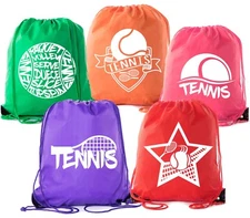 Mato & Hash Tennis Backpacks| Drawstring bags for Camp, Parties, and Fundraisers