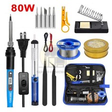 80W Electric Soldering Iron Welding Gun Tool Kit Solder Wire Desoldering Pump
