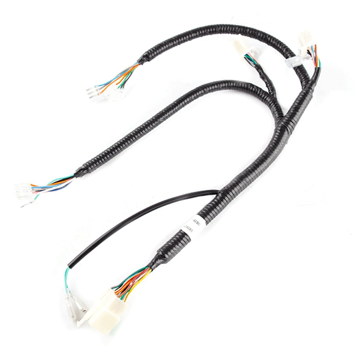 Handlebar Wiring Loom for LJ125T-16, CITY125 Scooter Black Male/Female WRLM200