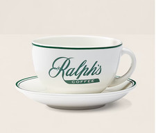 Ralph's Coffee Cup  Saucer Ralph Lauren Home Japan 10 Oz