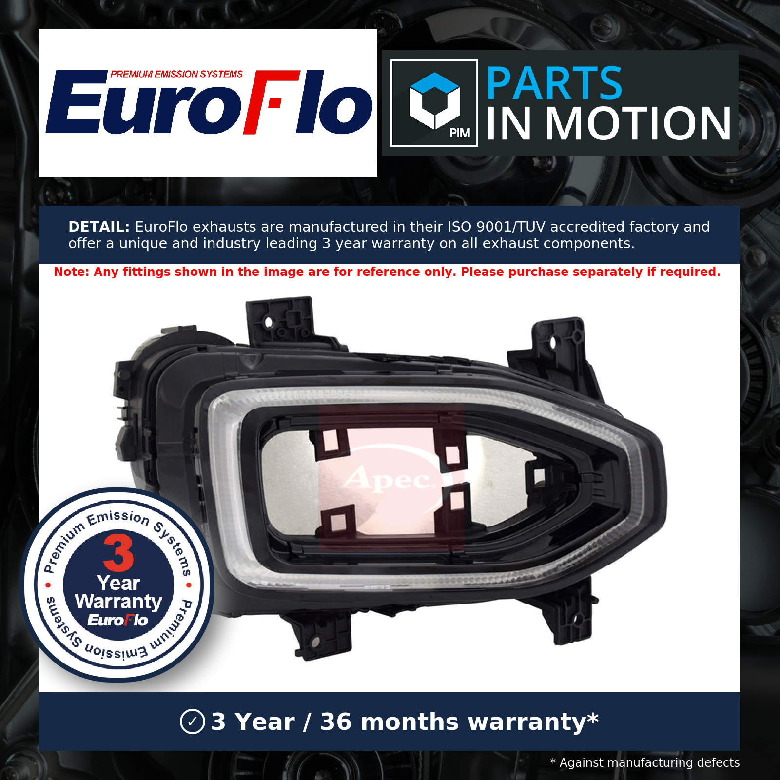 Daytime Running Light Left AFL2645 Apec 2GA941055 2GA941055F 2GA941055K Quality