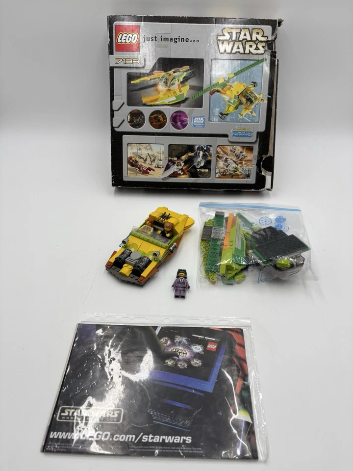LEGO 7133 Bounty Hunter Pursuit OVP BOX GOOD Star Wars Figuren Vintage 7153 - Bild 4 von 4