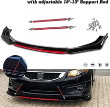 Car Universal Front Bumper Lip Body Kit Chin Spoiler Splitter Diffuser Protector