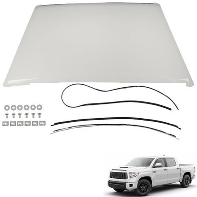ANTUKO Hood Bulge Scoop White Front Upper Replacement for 2014-2021 