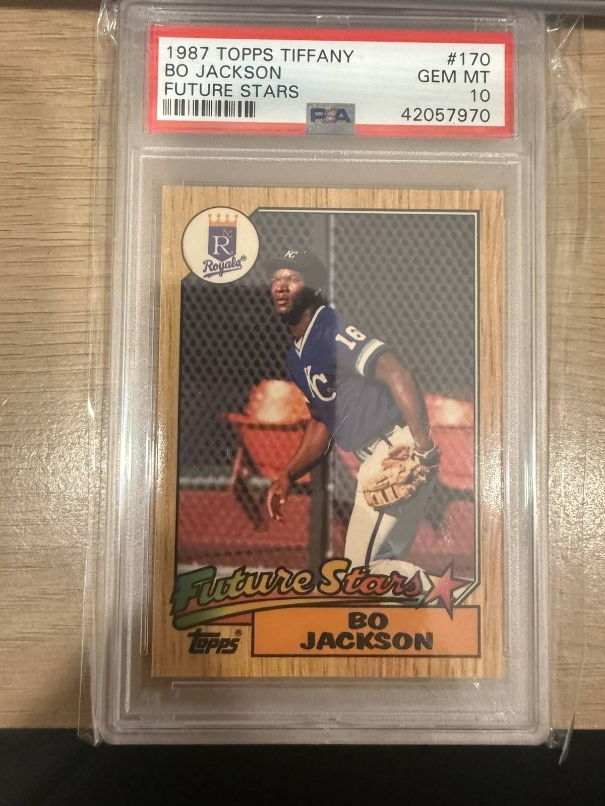 1987 Topps Tiffany - Bo Jackson Future Stars #170 - PSA 10