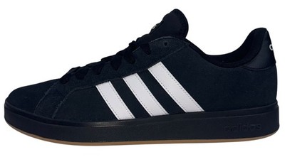 Adidas Mens Size 12 Sneakers Shoes Grand Court Base 00s Casual Walking Black New