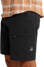 HUK Fishing Men's S Next Level 10.5" Shorts Quick Dry Black NWT MSRP $65