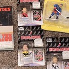 LOT OF 8 Starting Lineup, Headliners NHL Figures + Photo Plaque and Book — photo 3