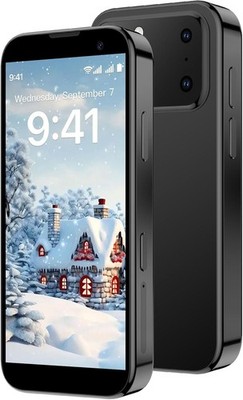 BLKE Mini Smartphone 3.0'' HD Touch, Unlocked Android, WiFi GPS, 2GB+16GB Orange