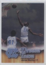 2010-11 UD North Carolina Basketball Dream Team James Worthy #DT-12 HOF 04lf