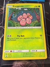Carta Pokémon Holo Promo Stella Nera Exeggcute Sole e Luna SM119 SWIRL VEDI FOTO