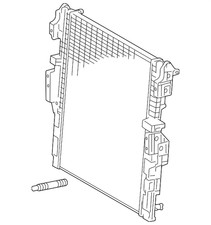 Genuine Toyota Radiator Assembly 16400-ak020