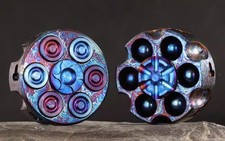 Titanium Hand Twisting Spinning Top Gyroscope EDC Fidget Bearing Spinner Toy