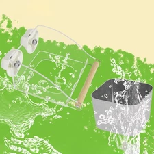 Bird Feeder for Cage Stainless Steel Bird Bowl for Budgerigars Lovebirds