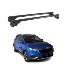Barres de toit Transversales pour MG ZS 2017-2026 Aluminium Noir