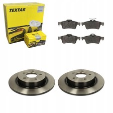 Textar Bremsscheiben + Beläge Hinten C-MAX FOCUS II VOLVO S40 II C70 II V50 C30