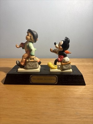 TWO MERRY WANDERERS Disney Hummel-Goebel Signed 167/1500 LE *read Description*