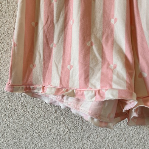 Rampage PJ Shorts Sleep Set Women’s Medium Pink White Pajamas Cutesy NWT Cutesy - Picture 7 of 12