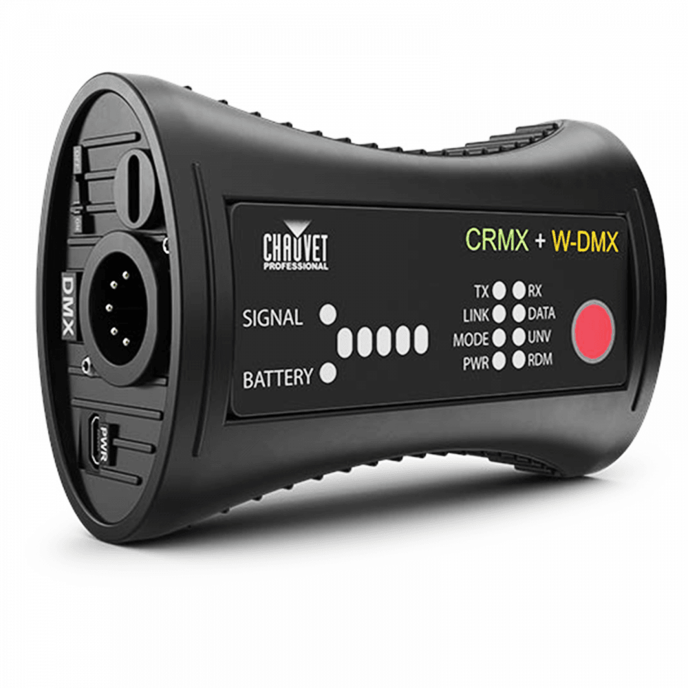 Chauvet DJ W-DMX Micro T-1 TRX G6 Wireless DMX Transceiver CRMX RDM F-1