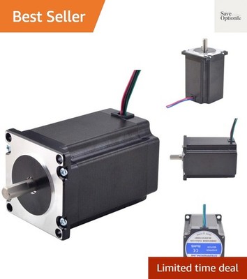 Nema 23 Stepper Motor 2.4Nm339.79oz.in 4.0A 8mm Shaft 57x57x82mm 4 Wires
