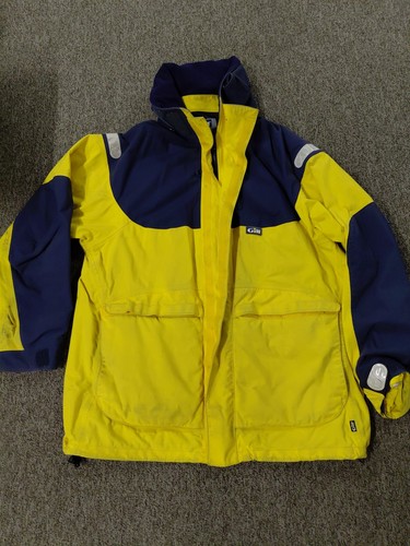 Gill OS2J Key West Jacket Mens 2XL Offshore Sailing Waterproof Hooded Coat