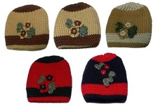 CloseOut Lot of 13 Warm Double Layers Knitted Beanies Women Men Boys Girls