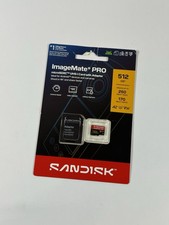 SanDisk Imagemate PRO 512GB microSDXC UHS-I Memory Card With Adapter