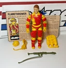 GI Joe Blowtorch 1984 v1 *100% COMPLETE w/File Card, Excellent!* Vintage ARAH