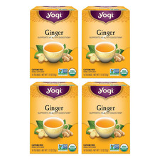 Yogi Ginger Organic Digestive Herbal Tea Blend, 64 Tea Bags