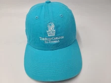 Youth The Ritz-Carlton St Thomas Golf Course Strapback Adjustable Hat Cap Blue