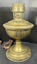 Aladdin Model 8 Brass Kerosene Lamp 1919-20 Antique with Lovely Patina READ