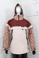 Airblaster Lady Trenchover Snow Jacket, Women's Extra Small XS, Rust Daisy Blush