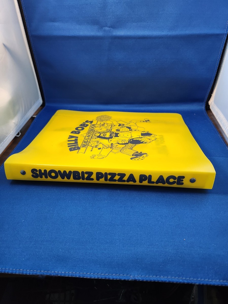 Billy Bob's Neat-O-Notebook Showbiz Pizza Place W/ Pencil Case