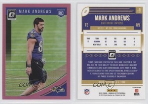 2018 Donruss Optic Rookies Pink Prizm Mark Andrews #121 Rookie RC