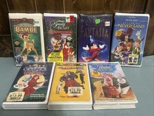 NEW SEALED Lot of 7 Vintage Kids Children Movies VHS Video VCR Tapes Disney Babe