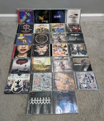Lot Of 26 CDs Alternative Rock Punk 90s Y2K w Cases Linkin Park Skillet Slipknot