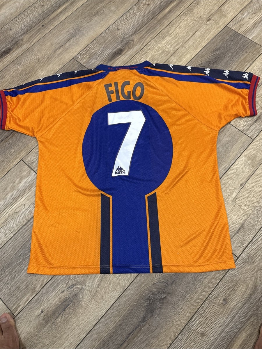 Kappa FC BARCELONA 1997/1998 Away Kit Football Jersey FCB LUIS