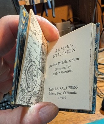 Rumplestiltskin, Grimm Brothers, Miniature Book, Tabula Rasa Press