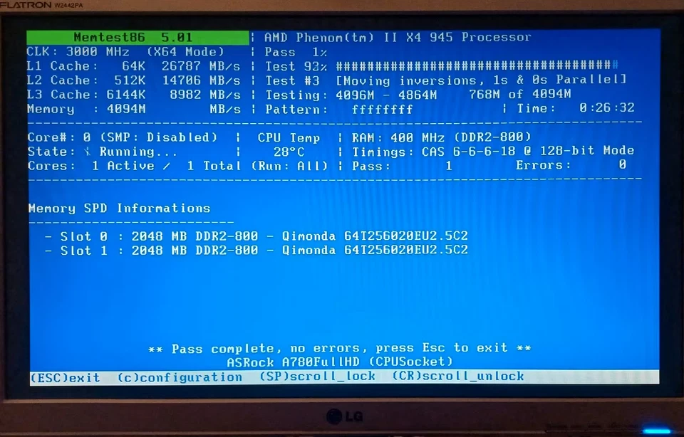 Qimonda 2x 2GB DDR2-800 RAM HYS64T256020EU-2.5-C2 - getestet! - Bild 4 von 4