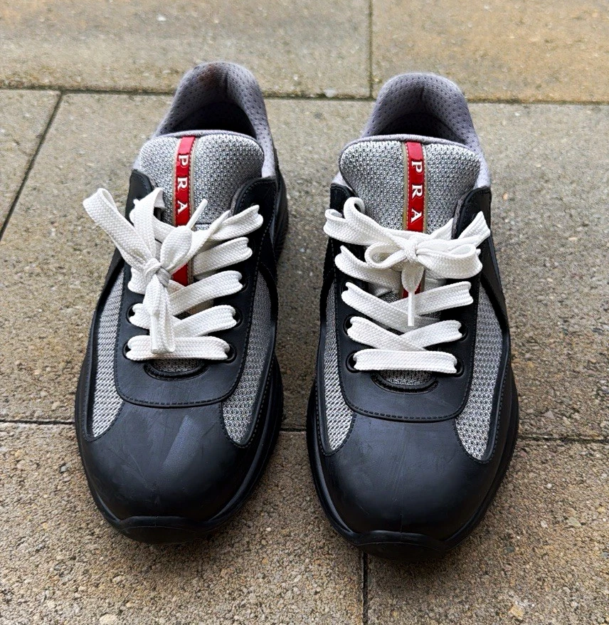 Prada America's Cup Sport Red Grey for sale | eBay