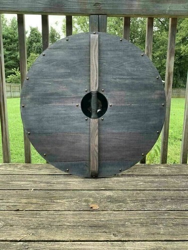 Authentic Rollo Battleworn Viking Shield Viking Shield - Picture 7 of 7