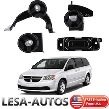 4x Engine Transmission Motor Mount Kit for 2011-2020 Dodge Grand Caravan V6 3.6L