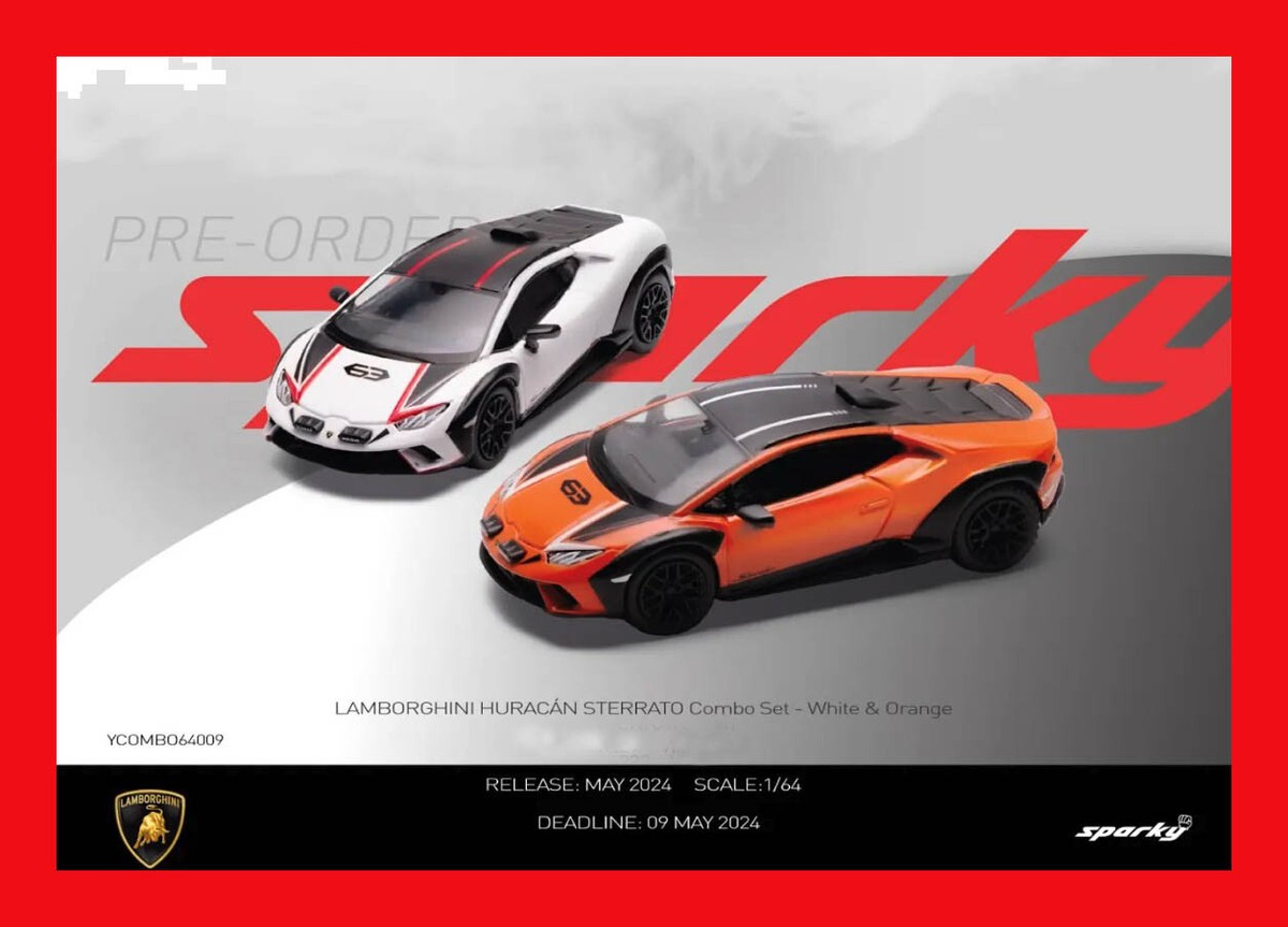 JUL 2024 TINY SPARKY 1/64 Lamborghini Huracan Sterrato Combo
